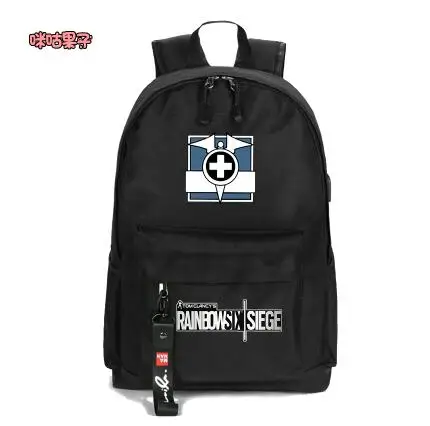 Japanese Anime rainbow six siege luminous Cosplay Bookbag Backpack Shoulder Bag School Bag