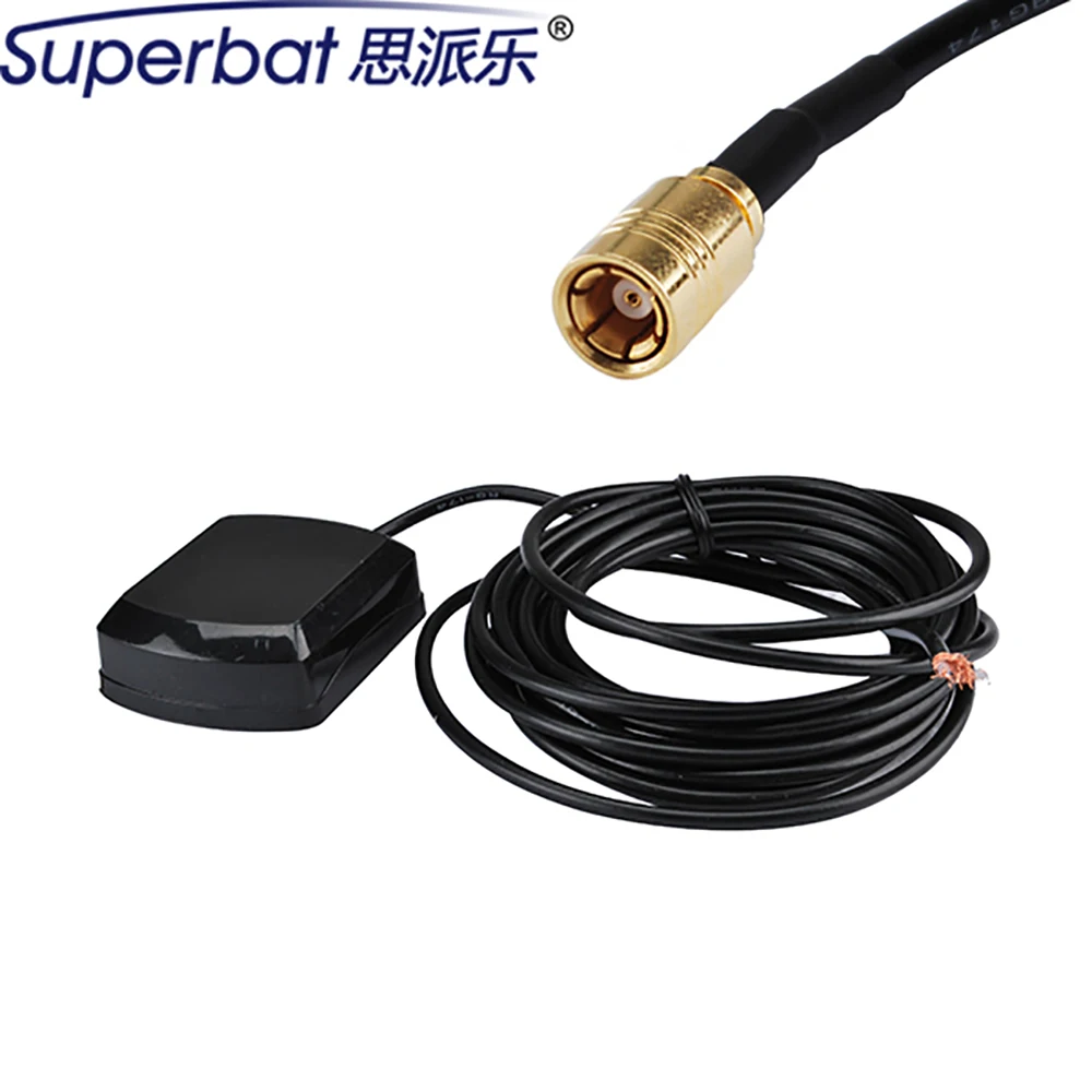 Superbat GPS Active Antenna SMB Plug Aerial 3M for Car Vehicle Lowrance BMW MK1 MK2 MK3 MK4 Thales Navigation GPS Signal Booster
Superbat GPS Active Antenna SMB Plug Aerial 3M for Car Vehicle Lowrance BMW MK1 MK2 MK3 MK4 Thales Navigation GPS Signal Booster