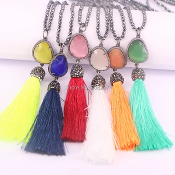 5Strands Black Hematite Beads necklace handmade,fashion pave zircon cat eye stone cord tassel pendant necklaces
5Strands Black Hematite Beads necklace handmade,fashion pave zircon cat eye stone cord tassel pendant necklaces