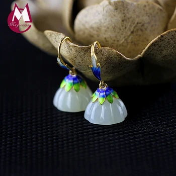100% 925 Sterling Silver Earrings For Women Enamel Colorful Ethnic Bohemian Natural Jade Drop Earrings With Stone Jewelry SE30
100% 925 Sterling Silver Earrings For Women Enamel Colorful Ethnic Bohemian Natural Jade Drop Earrings With Stone Jewelry SE30