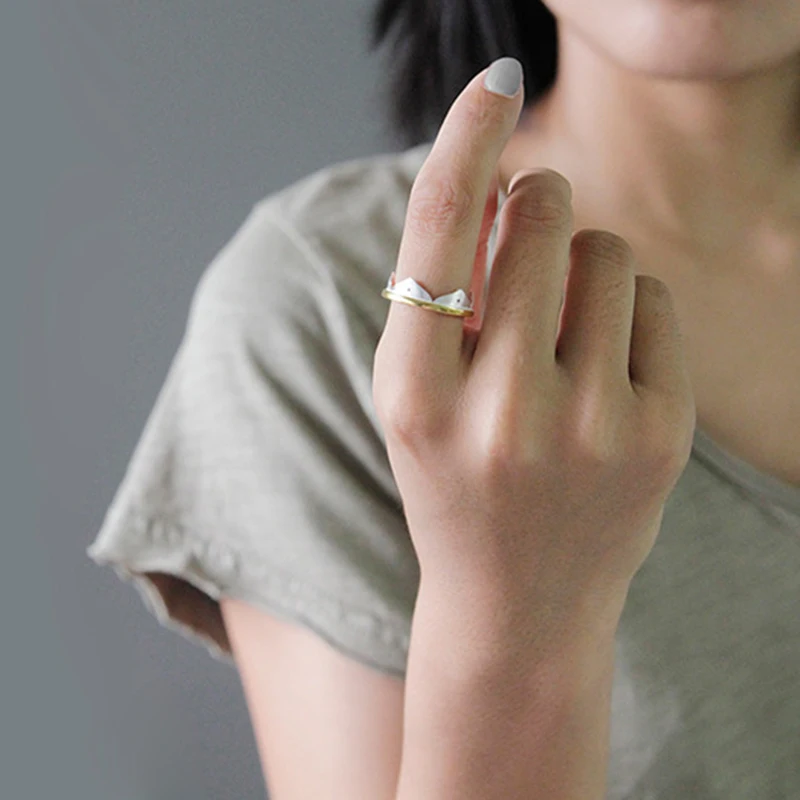 Lotus Fun Real 925 Sterling Silver Natural Creative Handmade Fine Jewelry Minimalist Lotus Flower Rings for Women
Lotus Fun Real 925 Sterling Silver Natural Creative Handmade Fine Jewelry Minimalist Lotus Flower Rings for Women