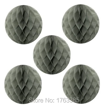 Tissue Honeycomb Ball Party Decorations for Weddings, Birthday Parties, Baby Showers and Nursery Decor (Set of 5), 8", Gray
Tissue Honeycomb Ball Party Decorations for Weddings, Birthday Parties, Baby Showers and Nursery Decor (Set of 5), 8", Gray