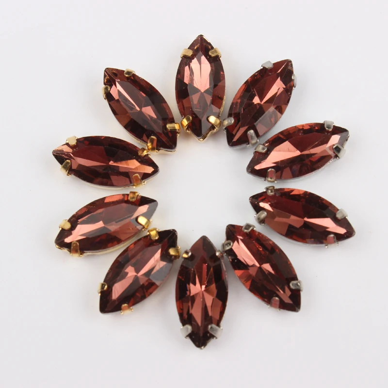 100PCS Amethyst shinning Horse eye Sew On gold/K silver claw crystal glass Rhinestone apply to Clothing Decoration for DIY
100PCS Amethyst shinning Horse eye Sew On gold/K silver claw crystal glass Rhinestone apply to Clothing Decoration for DIY
