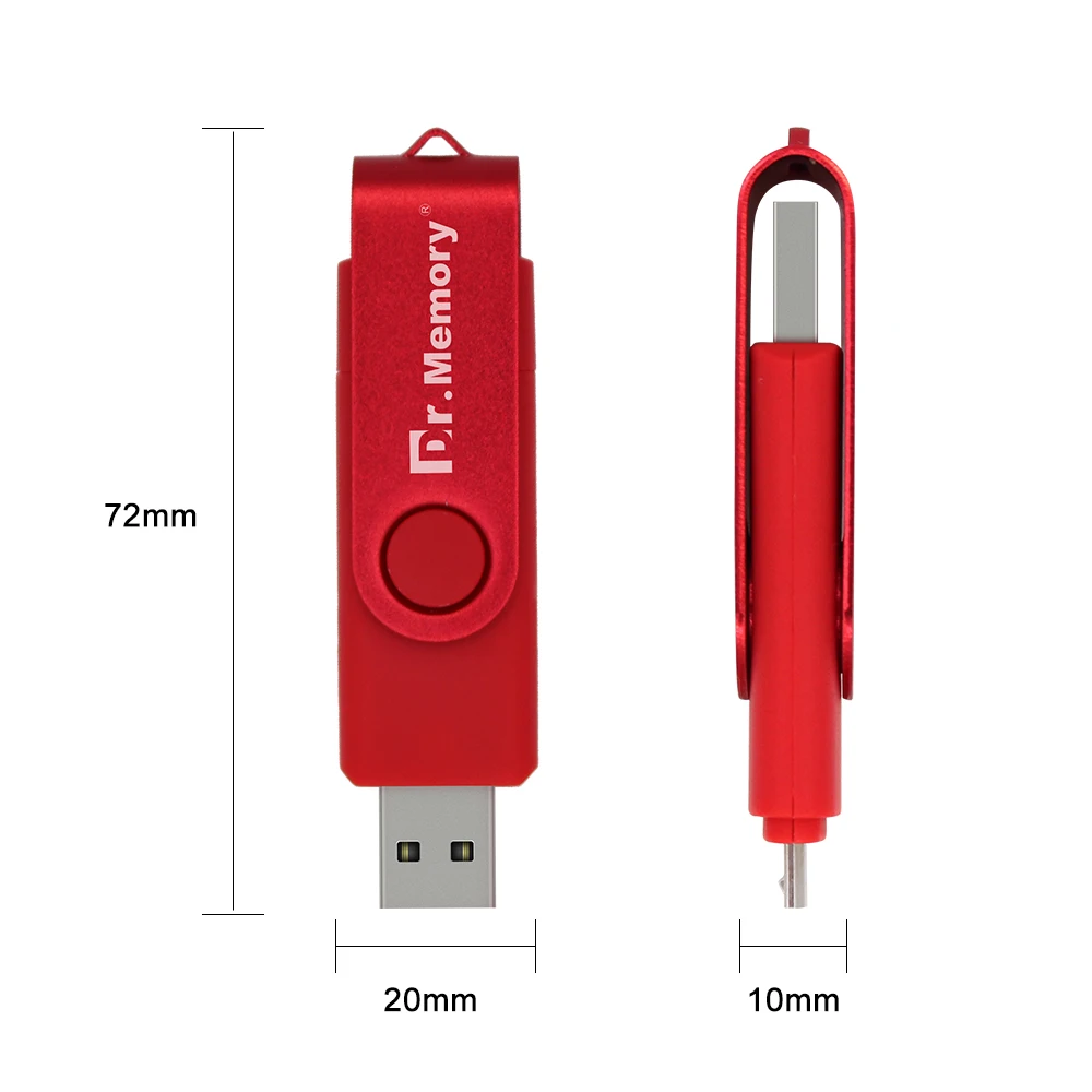 OTG Android мобильный телефон Pendrive 32 ГБ 16 8 4 2 в 1 USB флеш накопители цветной