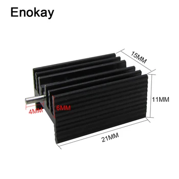Enokay 30pcs 21x15x11mm Aluminium TO-220 Heatsink TO 220 Heat Sink Transistor Radiator TO220 Cooler Cooling 21*15*11MM
Enokay 30pcs 21x15x11mm Aluminium TO-220 Heatsink TO 220 Heat Sink Transistor Radiator TO220 Cooler Cooling 21*15*11MM