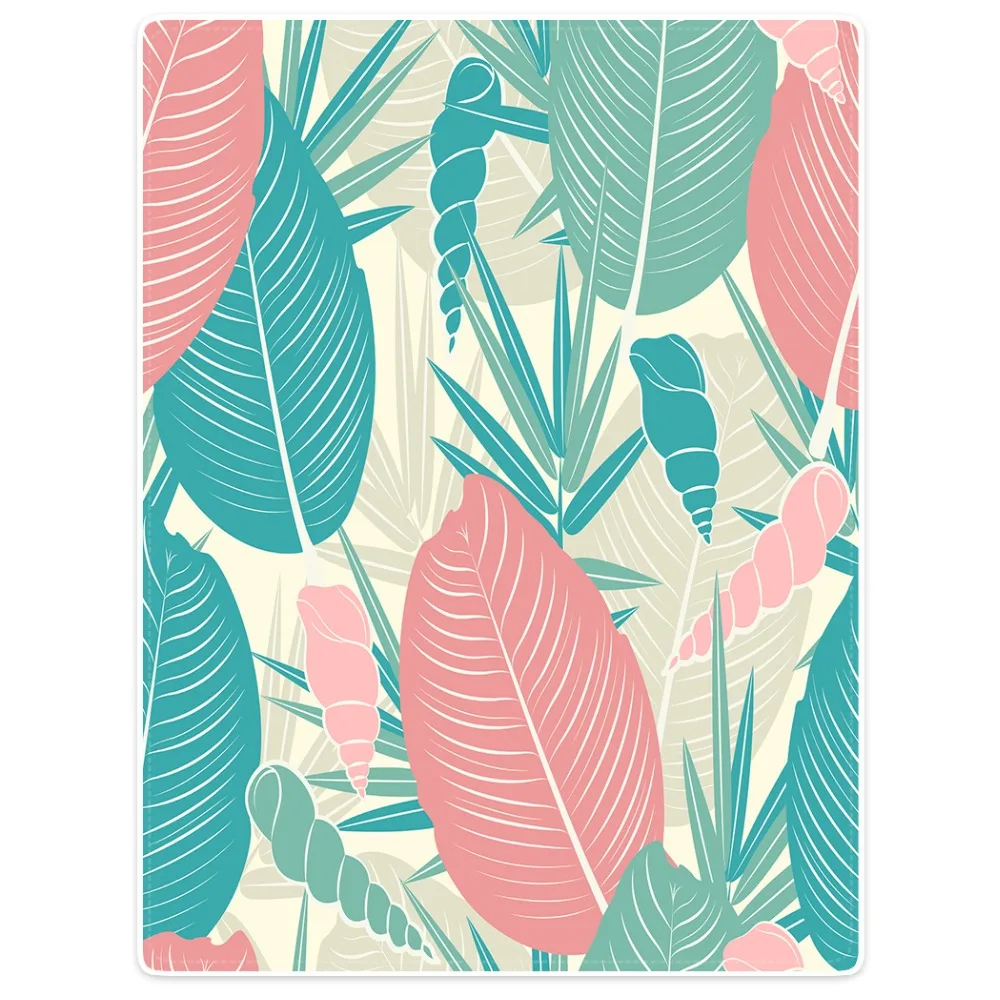 HommomH Blanket Throw Comfort Warm Soft Plush Throw For Sofa Pink Leaves Green Leaves Tropical Plants
HommomH Blanket Throw Comfort Warm Soft Plush Throw For Sofa Pink Leaves Green Leaves Tropical Plants