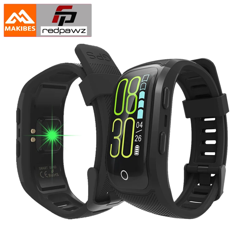 

Makibes G03 Plus Color Screen Activity Fitness Tracker smart Wristband IP68 Waterproof Resistant GPS Heart Rate Monitor bracelet