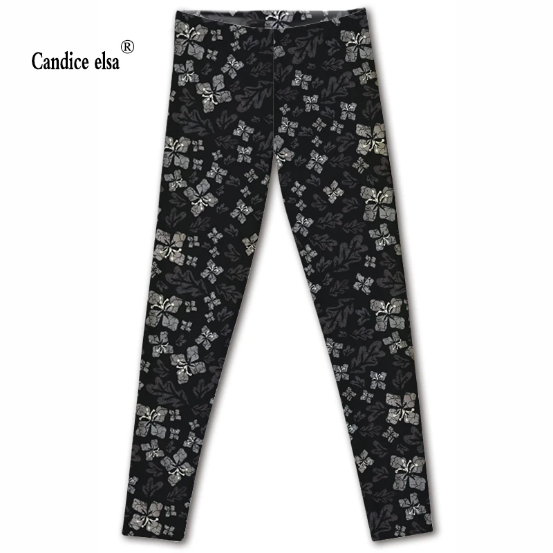 CANDICE ELSA leggings women workout female pants elastic fitness legging flower print trousers plus size drop shipping
CANDICE ELSA leggings women workout female pants elastic fitness legging flower print trousers plus size drop shipping