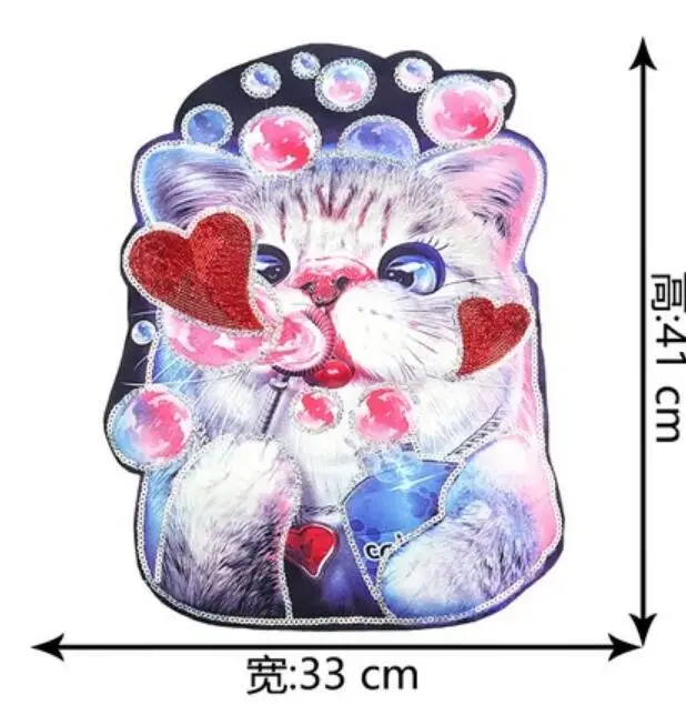 New large cartoon cat eagle crown dog embroidery cloth stickers printed sequins can be sewn clothing accessories
New large cartoon cat eagle crown dog embroidery cloth stickers printed sequins can be sewn clothing accessories