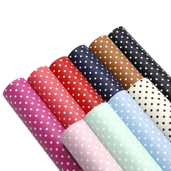 David accessories 20*34cm Dots Double Side Faux Synthetic Leather Fabric, DIY Sewing HairBow Bag Shoes Crafts,1Yc6304
David accessories 20*34cm Dots Double Side Faux Synthetic Leather Fabric, DIY Sewing HairBow Bag Shoes Crafts,1Yc6304