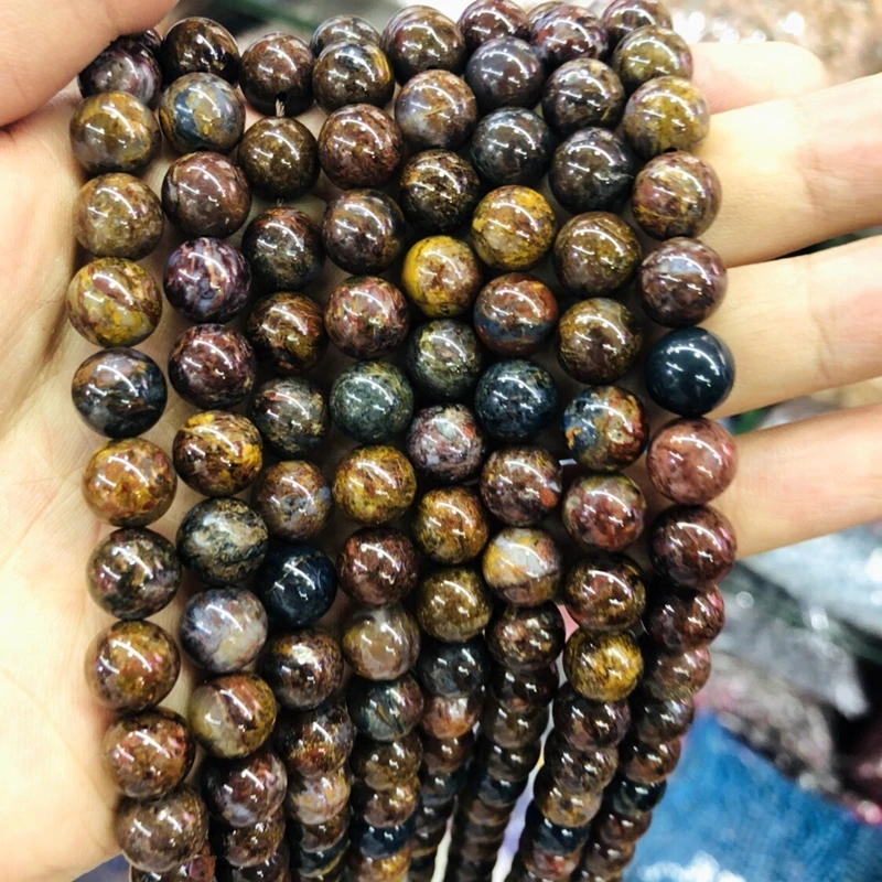 Genuine African Pietersite Gem stone Grade AA Blue Brown Multi Pietersite 6mm 8mm 10mm 12mm Round Loose Beads 15"Full Strand
Genuine African Pietersite Gem stone Grade AA Blue Brown Multi Pietersite 6mm 8mm 10mm 12mm Round Loose Beads 15"Full Strand