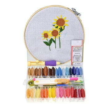 Magic Embroidery Pen Punch Needle Set 32pcs Embroidery Floss Cross Stitch Threads 20mm Hoop with Patterns For Sewing Tools
Magic Embroidery Pen Punch Needle Set 32pcs Embroidery Floss Cross Stitch Threads 20mm Hoop with Patterns For Sewing Tools