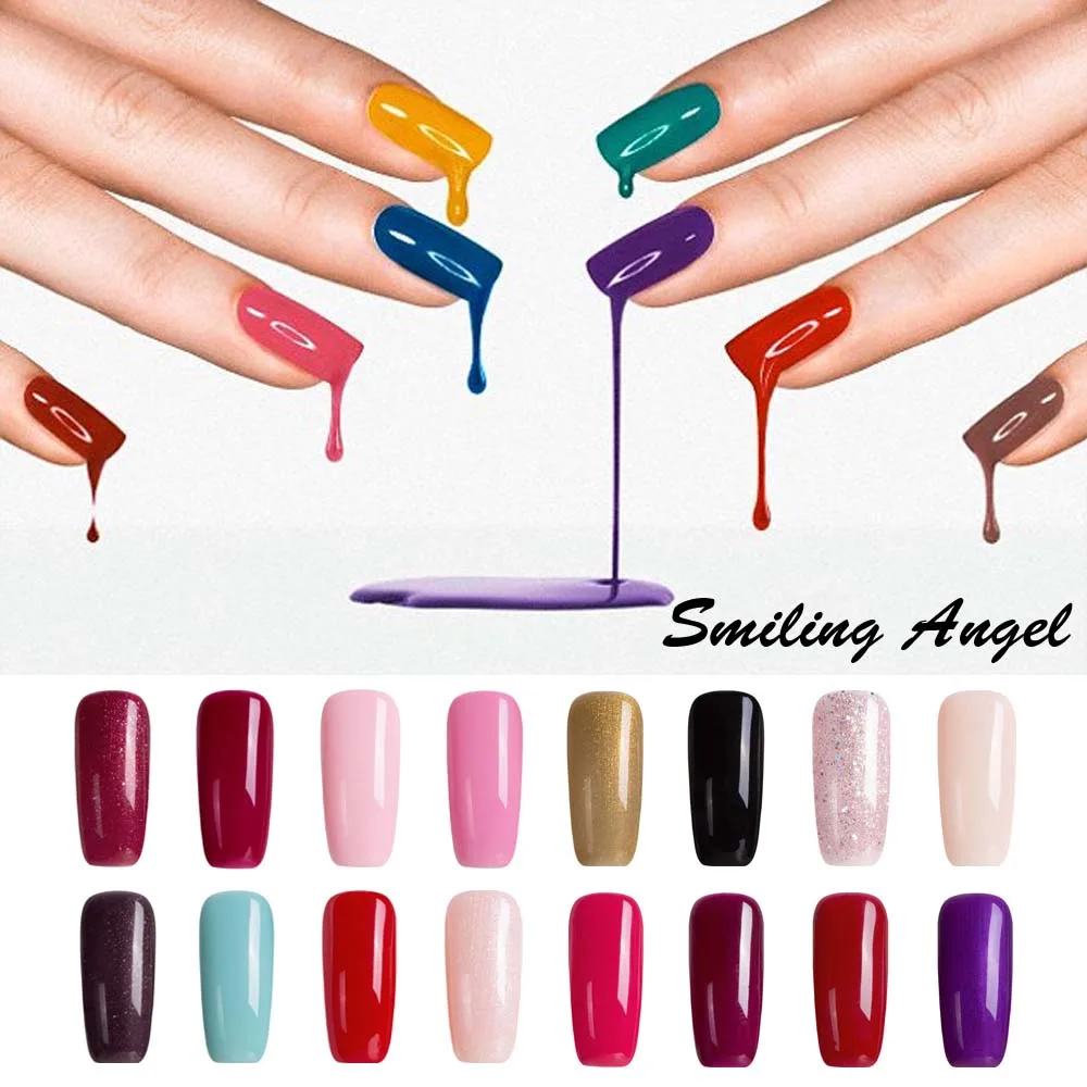 Smiling Angel 4Pcs/lot Soak Off Nail Gel Polish Best Gel Polish Varnish Venis Semi Permanent Esmaltes Permanentes De UV
Smiling Angel 4Pcs/lot Soak Off Nail Gel Polish Best Gel Polish Varnish Venis Semi Permanent Esmaltes Permanentes De UV