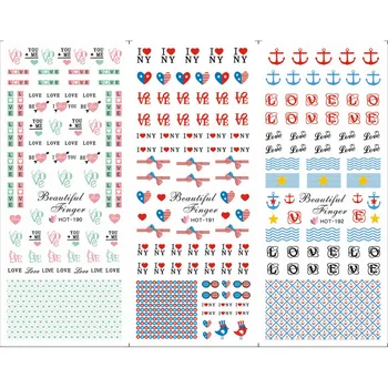 3 PACKS / LOT MOSAIC SWEET HEART ANCHOR NAIL TATTOOS STICKER WATER TRANSFER DECAL NAIL ART HOT190-192
3 PACKS / LOT MOSAIC SWEET HEART ANCHOR NAIL TATTOOS STICKER WATER TRANSFER DECAL NAIL ART HOT190-192