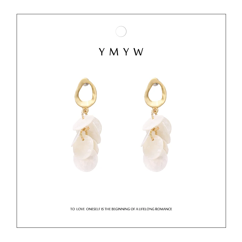 YMYW Exquisite Luxury Natural Shell Drop Dangle Earrings Charm Copper 16 k Plated Gold Glaze Earrings for Women Party Oorbellen
YMYW Exquisite Luxury Natural Shell Drop Dangle Earrings Charm Copper 16 k Plated Gold Glaze Earrings for Women Party Oorbellen