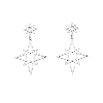 Gorgeous Tale 10pairs Silver Color Star Of David Earrings Women Stainless Steel Dangle Fashion Minimalist Jewelry
Gorgeous Tale 10pairs Silver Color Star Of David Earrings Women Stainless Steel Dangle Fashion Minimalist Jewelry
