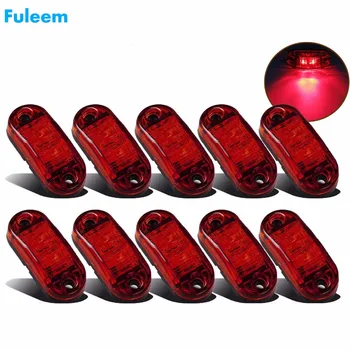 Fuleem 10PCS Red LED 2.5INCH 2 Diode Light Oval Clearance Trailer Truck LED Side Marker Lamp 12V 24V Waterproof
Fuleem 10PCS Red LED 2.5INCH 2 Diode Light Oval Clearance Trailer Truck LED Side Marker Lamp 12V 24V Waterproof