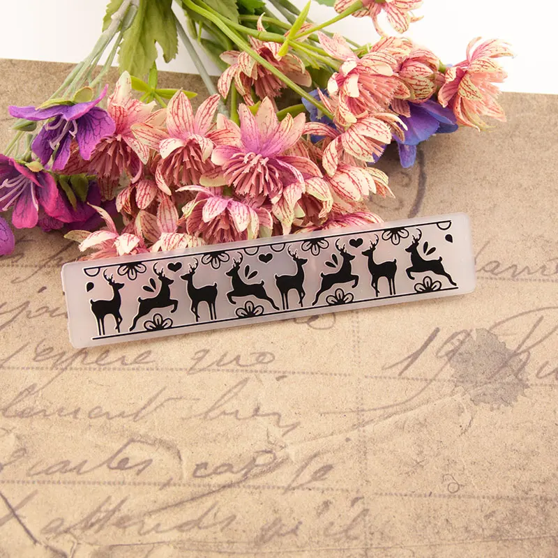 Christmas Embossing Folder Elk Plastic Folder Template for Scrapbooking DIY Handmade Decoration Tools Paper Arts Cards Making
Christmas Embossing Folder Elk Plastic Folder Template for Scrapbooking DIY Handmade Decoration Tools Paper Arts Cards Making