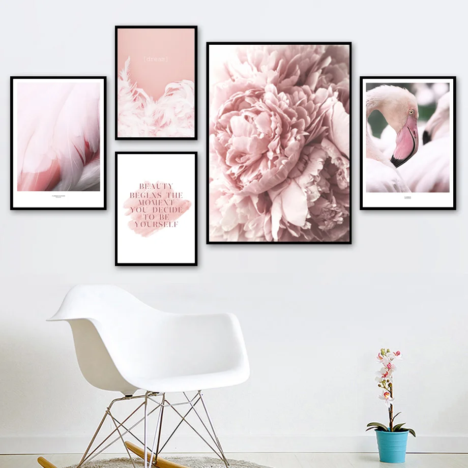 Posters And Prints Landscape Wall Art Flower Pink Poster Feather Pictures Flamingo Canvas Painting For Living Room Unframed
Posters And Prints Landscape Wall Art Flower Pink Poster Feather Pictures Flamingo Canvas Painting For Living Room Unframed