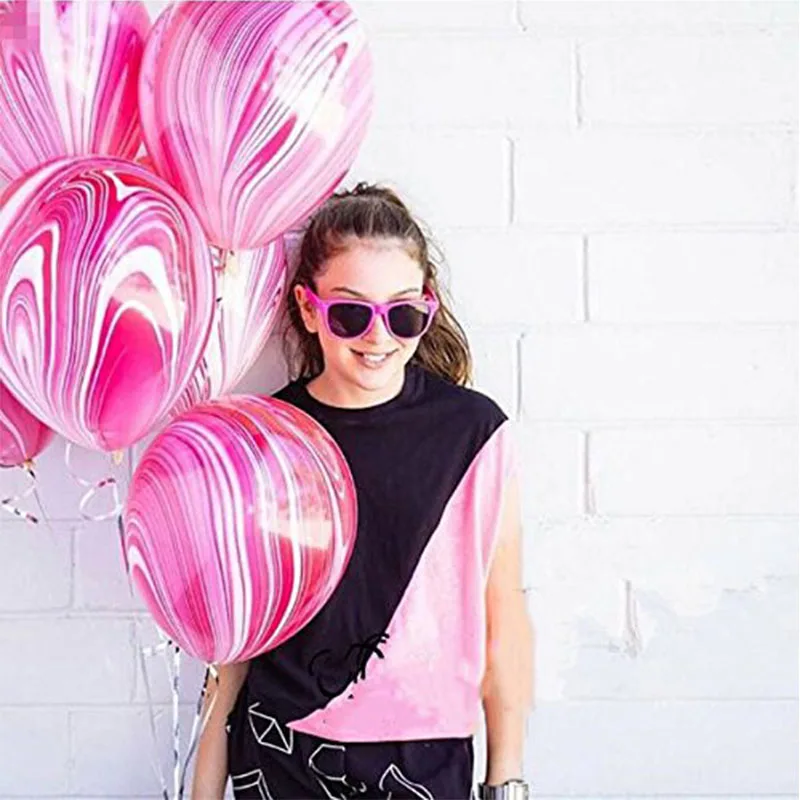 10Pcs 10inch Colorful Agate Latex Balloon For Kids Adult Birthday Party Wedding Decor Baby Shower Women Men Anniversary Supplies
10Pcs 10inch Colorful Agate Latex Balloon For Kids Adult Birthday Party Wedding Decor Baby Shower Women Men Anniversary Supplies
