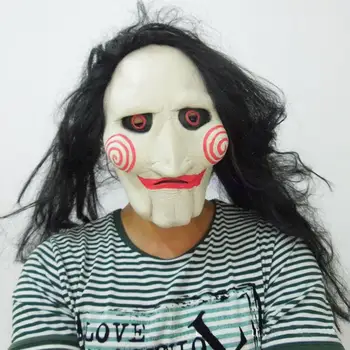 Halloween Party Cosplay Scary Saw Masks Horror Movie Cosplay Props Adult Latex Jigsaw Mask Party Fancy Dress up Ghost mask toy
Halloween Party Cosplay Scary Saw Masks Horror Movie Cosplay Props Adult Latex Jigsaw Mask Party Fancy Dress up Ghost mask toy