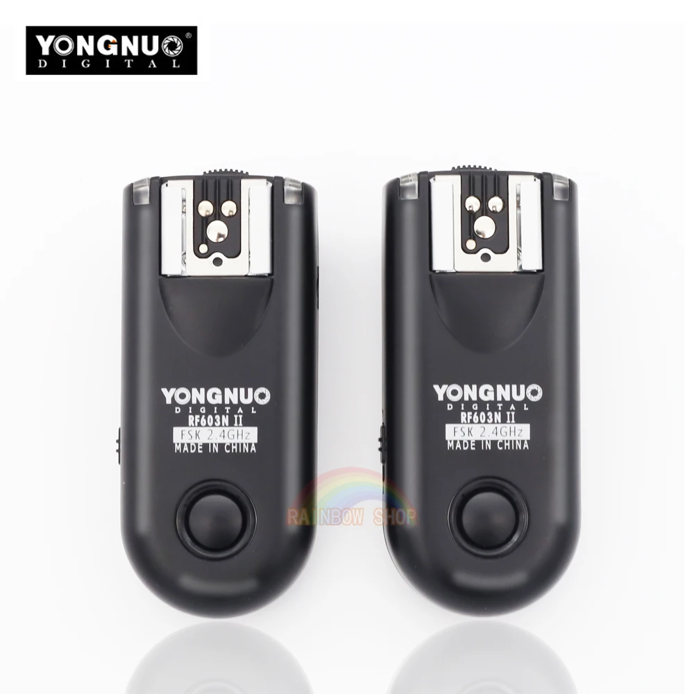 Yongnuo RF-603N3 II RF603N3 II RF603 N3 II Wireless Flash Trigger 2 Transceivers N3 for Nikon D7100 D7000 D5100 D5000 D3100
Yongnuo RF-603N3 II RF603N3 II RF603 N3 II Wireless Flash Trigger 2 Transceivers N3 for Nikon D7100 D7000 D5100 D5000 D3100
