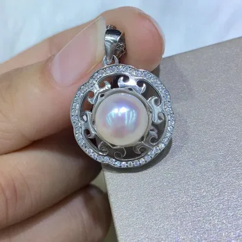 S925 Silver Pendant Setting Mounting Pendant Findings and Component for Oyster Akoya Edison Pearls Corals Jade Stones Beads
S925 Silver Pendant Setting Mounting Pendant Findings and Component for Oyster Akoya Edison Pearls Corals Jade Stones Beads