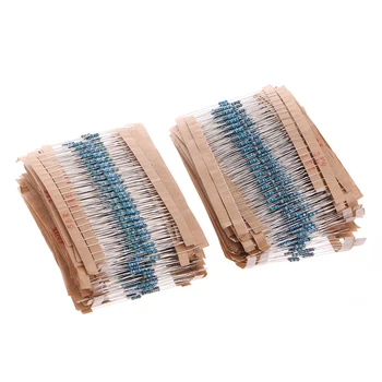 Hot Sale 2600 Pcs 130 Values 1/4W 0.25W 1% Metal Film Resistors Assorted Pack Kit New 2017
Hot Sale 2600 Pcs 130 Values 1/4W 0.25W 1% Metal Film Resistors Assorted Pack Kit New 2017