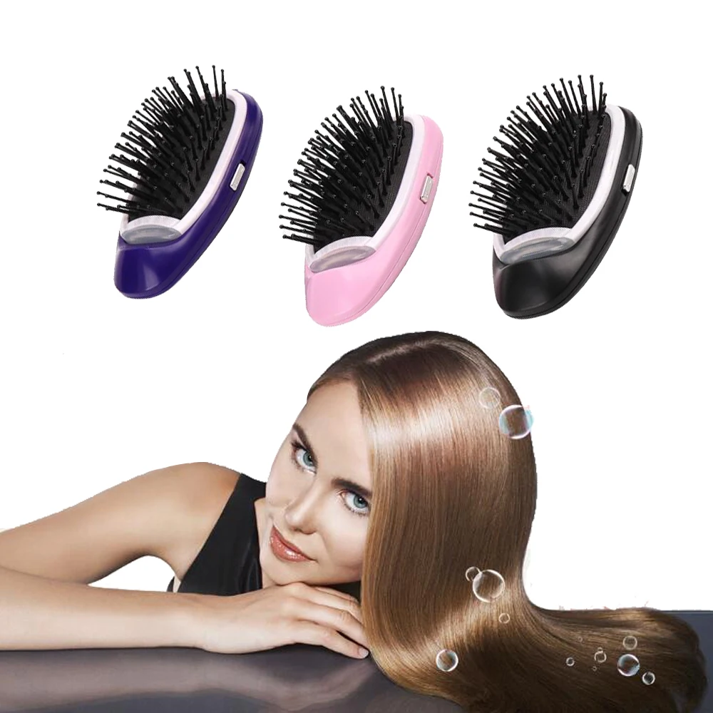 Portable Electric Ionic Magic Hair Comb Negative Ions Anti-static Massage Straight Curls Hairbrush Beauty Styling Tools
Portable Electric Ionic Magic Hair Comb Negative Ions Anti-static Massage Straight Curls Hairbrush Beauty Styling Tools