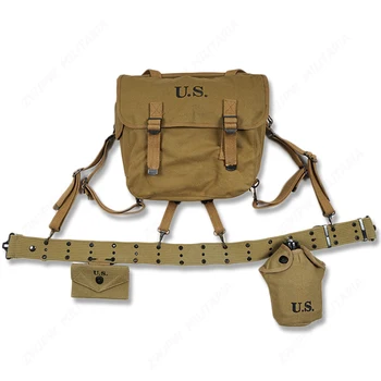 WWII WW2 US ARMY SOLDIER EQUIPMENT M36 BAG BELT FIRST AID KIT AND 0.8L KETTLE X- TYPE STRAPS- World military Store
WWII WW2 US ARMY SOLDIER EQUIPMENT M36 BAG BELT FIRST AID KIT AND 0.8L KETTLE X- TYPE STRAPS- World military Store