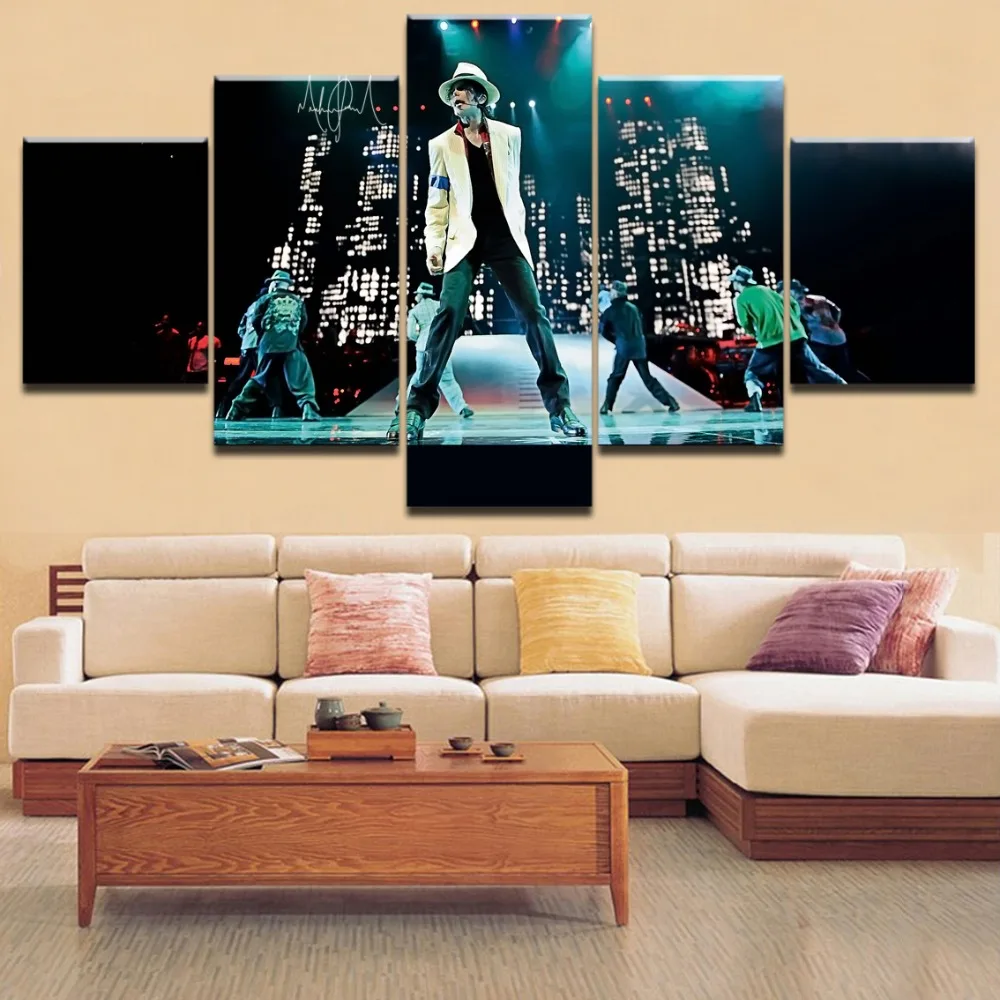 Framework Hot Sell 5 Pieces HD Printing Painting Michael Jackson Modern Type Poster Modular For Home Decorative For Bedroom
Framework Hot Sell 5 Pieces HD Printing Painting Michael Jackson Modern Type Poster Modular For Home Decorative For Bedroom