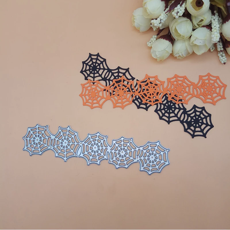 Halloween Spider Web Lace Border Edge Metal cutting dies DIY Die Cut Stencil Decorative Scrapbooking Craft Card stencils
Halloween Spider Web Lace Border Edge Metal cutting dies DIY Die Cut Stencil Decorative Scrapbooking Craft Card stencils