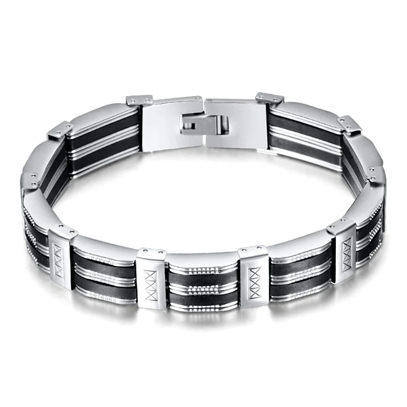European and American Fashion Style Stainless Steel Charm Bracelets Simple Personality Gift Luxury Bracelets for Men Jewelry
European and American Fashion Style Stainless Steel Charm Bracelets Simple Personality Gift Luxury Bracelets for Men Jewelry