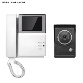 Home Security video intercom system 4.3''tft lcd handset screen one monitor wire video doorphone for villa night vision camera
Home Security video intercom system 4.3''tft lcd handset screen one monitor wire video doorphone for villa night vision camera