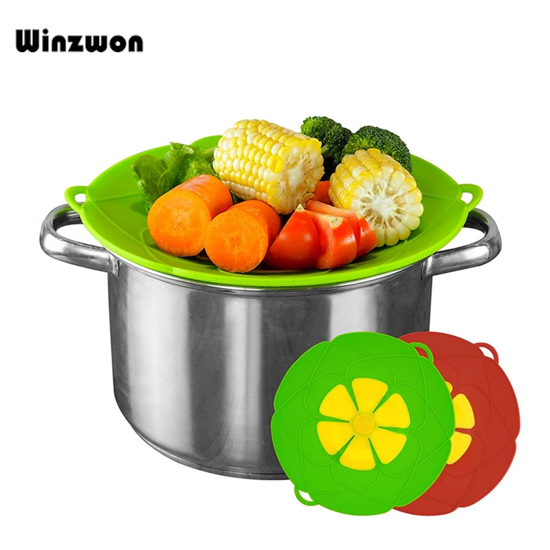 Flower Shape Silicone Lid Spill Stopper Pot Cover Fruit Vegetable Strainer Drainer Lids Kitchen Cooking Tools Cookware Parts
Flower Shape Silicone Lid Spill Stopper Pot Cover Fruit Vegetable Strainer Drainer Lids Kitchen Cooking Tools Cookware Parts