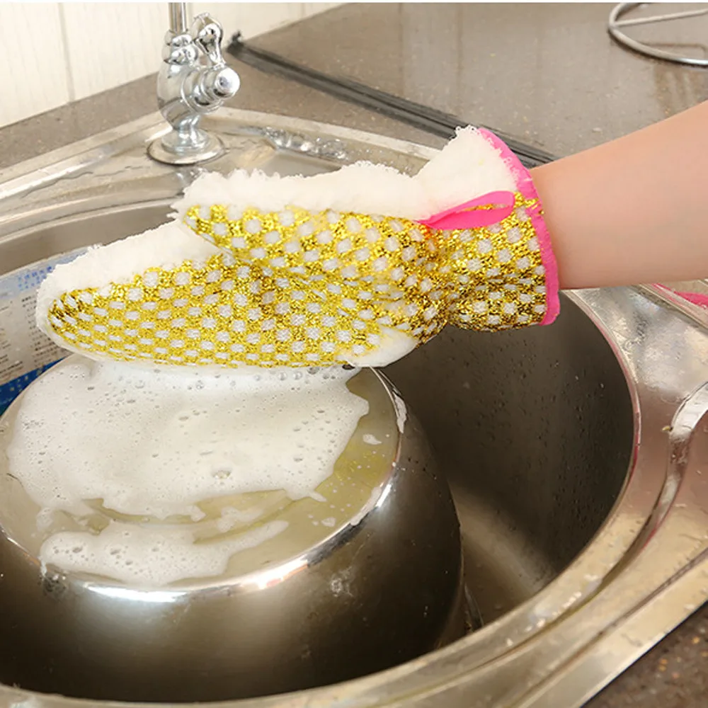 Non-stick Oil Dish Washing Gloves Kitchen Cleaning Brush Multi-functional Household Waterproof Strong Decontamination Gloves
Non-stick Oil Dish Washing Gloves Kitchen Cleaning Brush Multi-functional Household Waterproof Strong Decontamination Gloves