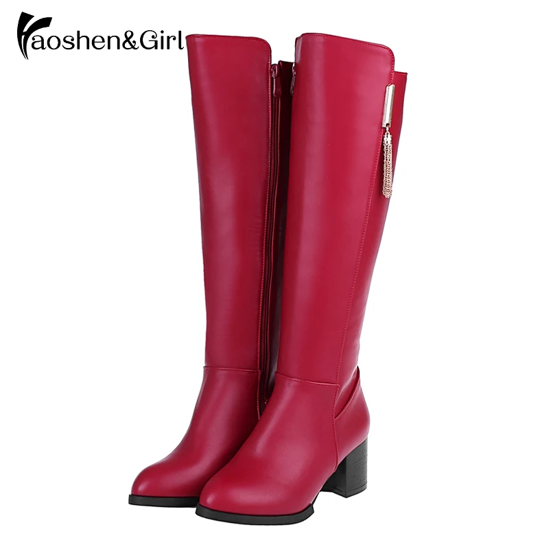 Haoshen&Girl Shoes Women Winter Knee High Boots Retro Buckle Zipper Fashion Boots Long England Style Warm Boot Shoes Size 34-42
Haoshen&Girl Shoes Women Winter Knee High Boots Retro Buckle Zipper Fashion Boots Long England Style Warm Boot Shoes Size 34-42