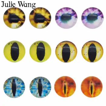 Julie Wang 6 Pairs 35/40mm Mixed Dragon Cat Eye Pupil Cabochons Round Glass Bracelet Necklace Rings Jewelry Making Accessory
Julie Wang 6 Pairs 35/40mm Mixed Dragon Cat Eye Pupil Cabochons Round Glass Bracelet Necklace Rings Jewelry Making Accessory