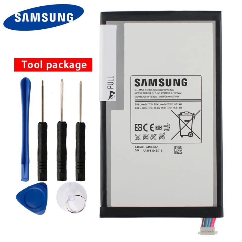 Original Samsung High Quality T4450E Tablet Battery For Samsung GALAXY Tab 3 8.0 T310 T311 T315 4450mAh
Original Samsung High Quality T4450E Tablet Battery For Samsung GALAXY Tab 3 8.0 T310 T311 T315 4450mAh