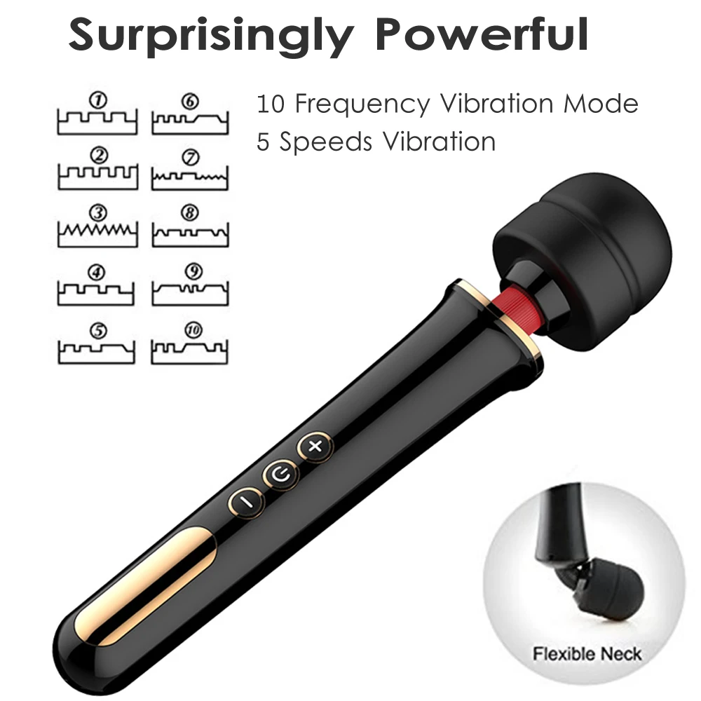 New Super Powerful 5 Speed 10 frequency vibration G-Spot AV Wand Sex Toys,Magic Wand Massager Vibrators Sex Products For Woman New Super Powerful 5 Speed 10 frequency vibration G-Spot AV Wand Sex Toys,Magic Wand Massager Vibrators Sex Products For Woman