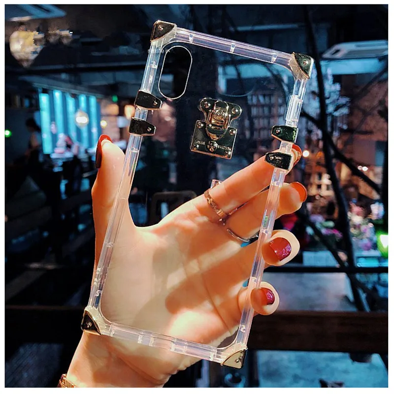 case for iphone 7 8 6 6S Plus XS MAX XR case cover fashion square transparent soft silicone Protection Phone bag capa fundas
case for iphone 7 8 6 6S Plus XS MAX XR case cover fashion square transparent soft silicone Protection Phone bag capa fundas