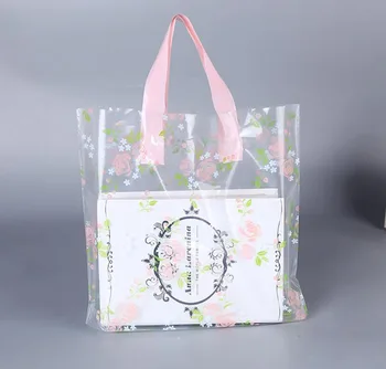 50 PCS Beautiful Clear Rose Plastic Gift Packaging Bag with Handle, Thick Clothes Shoes Shopping Storage Bag Pouch
50 PCS Beautiful Clear Rose Plastic Gift Packaging Bag with Handle, Thick Clothes Shoes Shopping Storage Bag Pouch