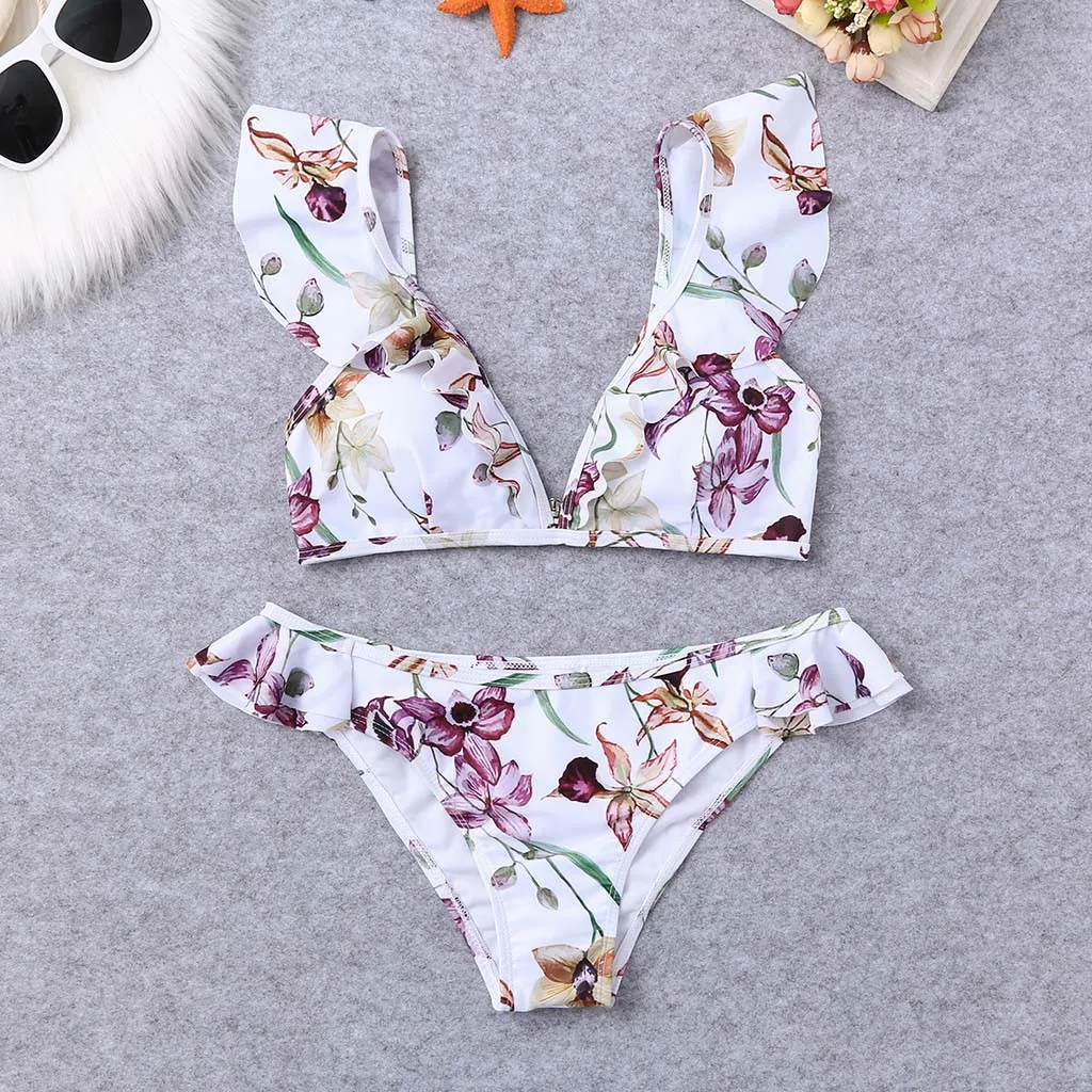 Bikini 2019 Sexy Women Floral Print Bikini Set Swimming Two Piece Swimsuits Swimwear Beach Suit Off shoulder swimsuit female
Bikini 2019 Sexy Women Floral Print Bikini Set Swimming Two Piece Swimsuits Swimwear Beach Suit Off shoulder swimsuit female