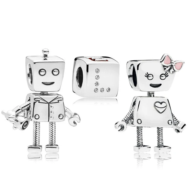 Fanier 100% 925 Valentine's Day Robot Silver Love Frizzy Set Charm Jewel Beads Fine Products
Fanier 100% 925 Valentine's Day Robot Silver Love Frizzy Set Charm Jewel Beads Fine Products
