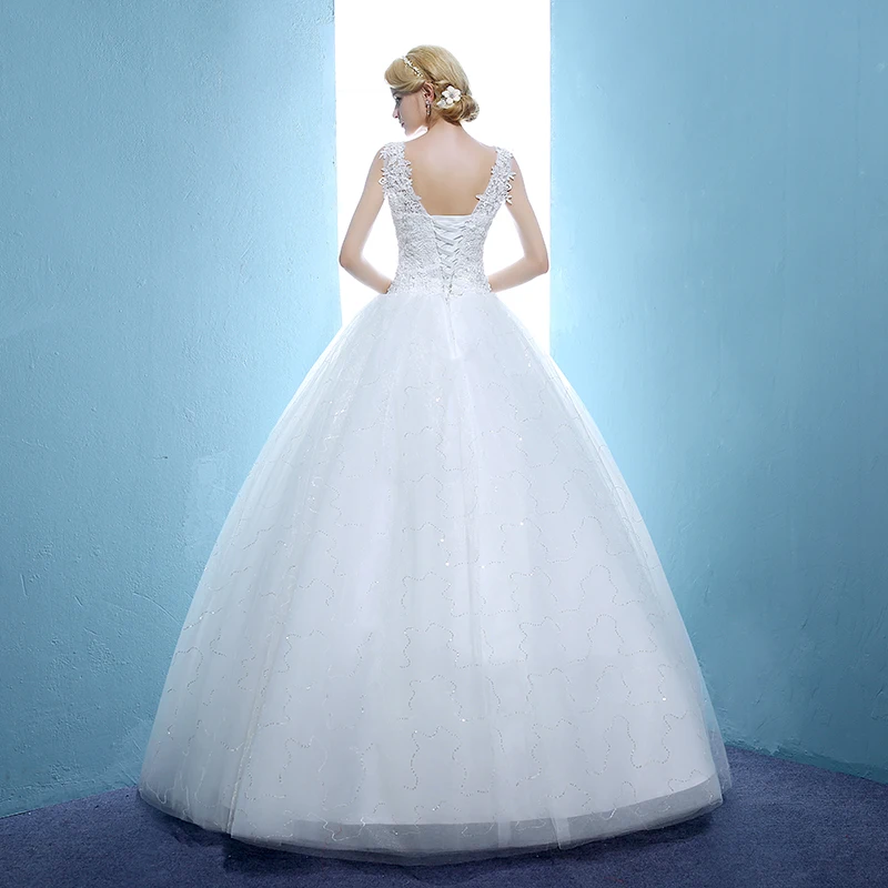 It S Yiiya Wedding Dress 2019 Elegant V Neck White Plus Size