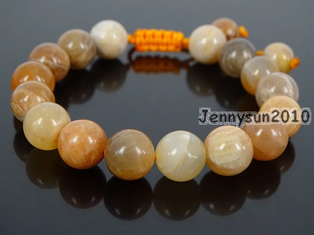 Handmade 10mm Adjustable Natural Sunstone Gems Stone Round Beads Bracelet Healing Reiki 5 Strands/Pack
Handmade 10mm Adjustable Natural Sunstone Gems Stone Round Beads Bracelet Healing Reiki 5 Strands/Pack