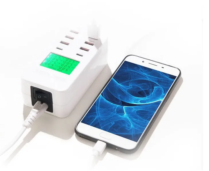 Mobile Phone Multi-port Charger Double Type-c Qualcomm QC3.0 Fast Charge LCD Smart Screen Digital Display With Switch
Mobile Phone Multi-port Charger Double Type-c Qualcomm QC3.0 Fast Charge LCD Smart Screen Digital Display With Switch