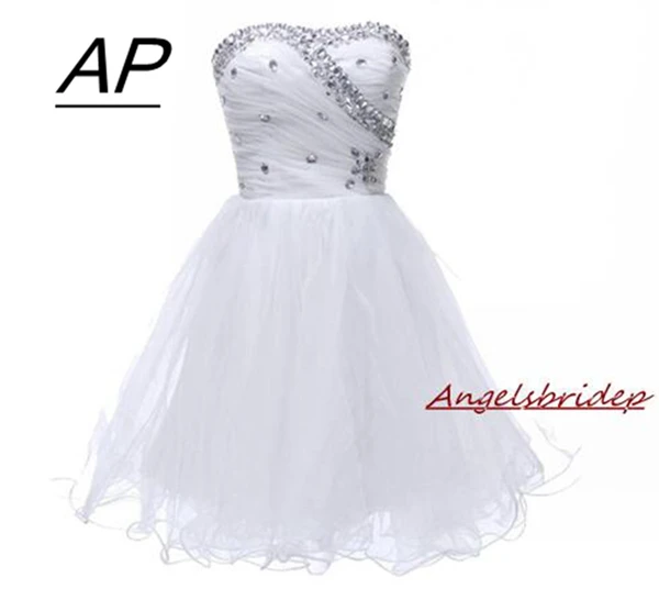 Angelsbridep Sweetheart Homecoming Dress 2019 Graduation Dresses Crystals Above-Knee Fashion Tulle Party Dress Cocktail Dresses
Angelsbridep Sweetheart Homecoming Dress 2019 Graduation Dresses Crystals Above-Knee Fashion Tulle Party Dress Cocktail Dresses