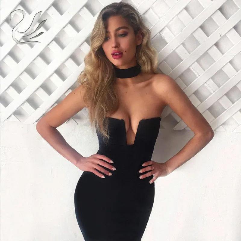 New 2019 Women Party Dress Summer Backless White / Black Low Cut Sexy Night Club Dresses Bodycon Bandage Dress Vestidos
New 2019 Women Party Dress Summer Backless White / Black Low Cut Sexy Night Club Dresses Bodycon Bandage Dress Vestidos