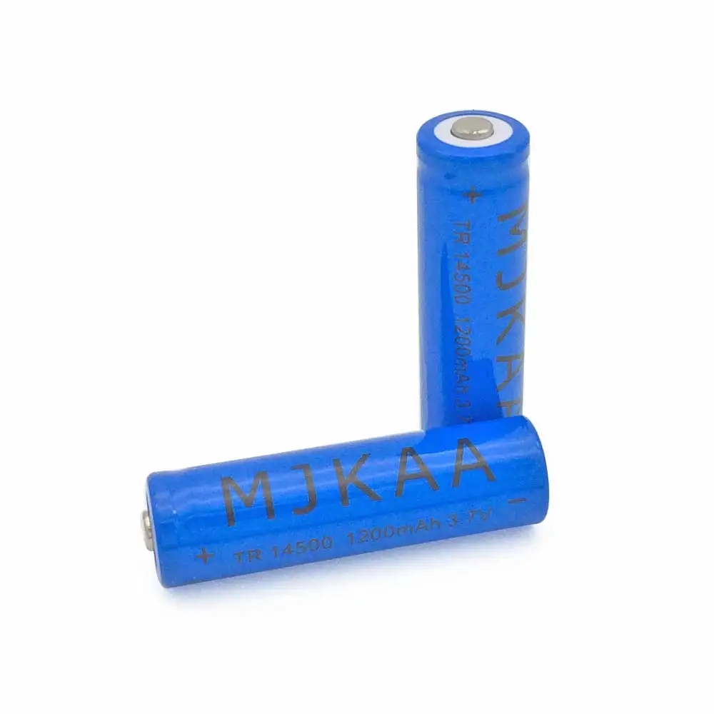 

2Pcs AA 3.7V 14500 1200mAh Rechargeable Li-ion LED Battery Safe Environmental Friendly For Flashlight In stock!